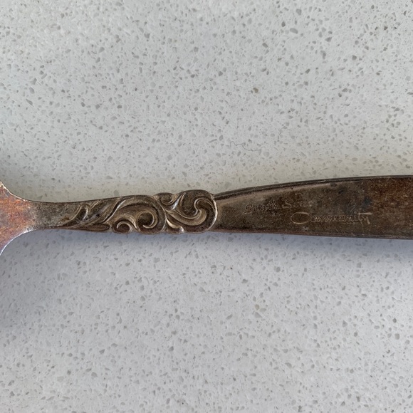 Circa 1955 Community Silverplate “South Seas” Oval Dessert/Place/Serving Spoon - Picture 4 of 4